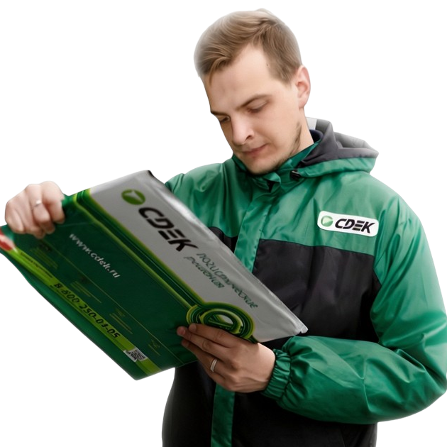 Курьер СДЭК с картиной