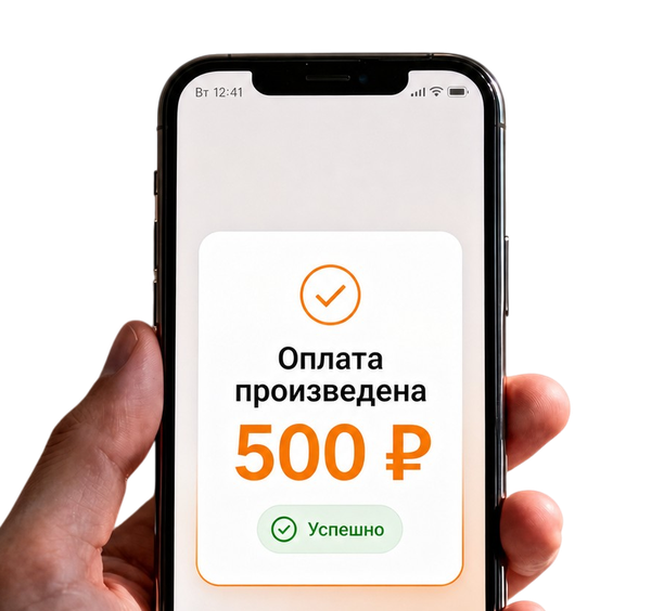 Оплатите 500 ₽
