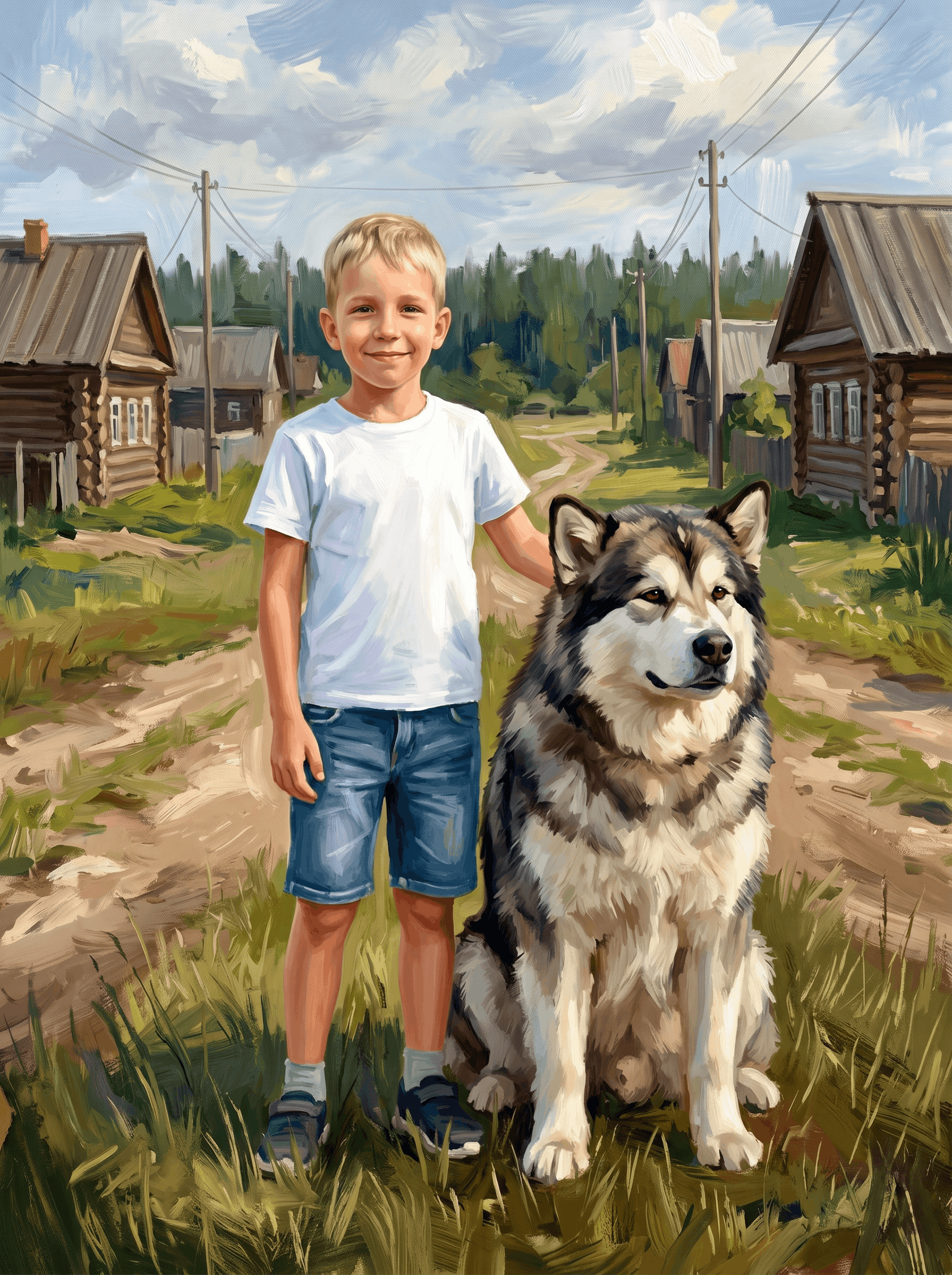 Портрет с питомцем