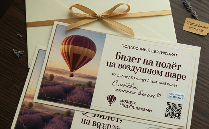Подарки для отдыха и впечатлений